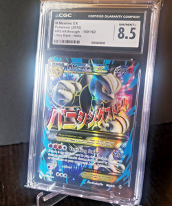 Pokemon Mewtwo EX TCG Breakthrough CGC 8.5 NM+ Card 159/162 English Full Art - Image 3