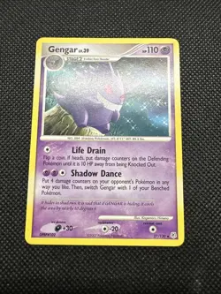 Pokemon Gengar TCG LV.39 27/130 Diamond and Pearl Regular Rare Card LP - Image 3