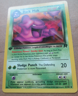 Dark Muk - 41/82 - 1st Edition Uncommon WOTC TCG—Team Rocket Pokemon Card - Image 5