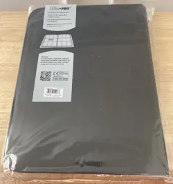 Ultra PRO Vivid 9-Pocket Zippered Binder Black Holds 360 Trading Gaming Cards - Image 2