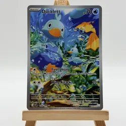 Pokemon Ducklett Sv: White Flare 109/086 Illustration Rare Full Art Holo Card - Image 1