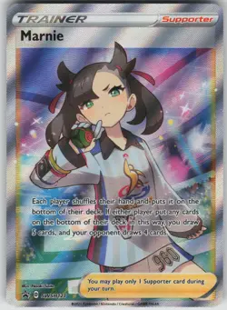 Pokemon TCG Marnie Promo SWSH: Sword & Shield Promo Cards SWSH121 - Image 1