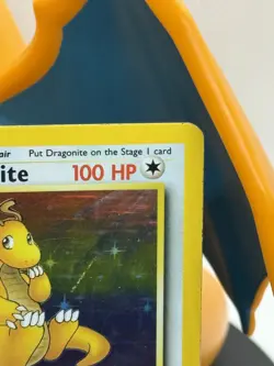 Pokemon TCG Dragonite Holo Card 4/62 Fossil Unlimited Rare Vintage - Image 3