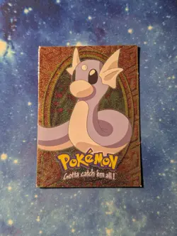 Dratini, Dragonair And Dragonite Topps Trading Cards E10 E11 E12U (Holo Dratini) - Image 2