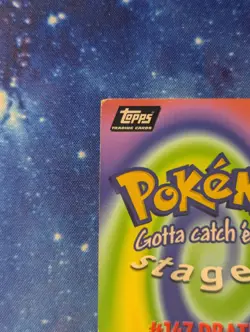 Dratini, Dragonair And Dragonite Topps Trading Cards E10 E11 E12U (Holo Dratini) - Image 4