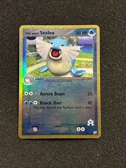 Pokemon Card - Team Aqua's Sealeo Team Magma vs Team Aqua 31/95 Reverse Holo LP - Image 1