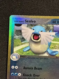 Pokemon Card - Team Aqua's Sealeo Team Magma vs Team Aqua 31/95 Reverse Holo LP - Image 2