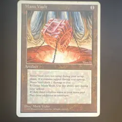 Wizards of the Coast Mana Vault 4th Edition Regular Rare Artifact EN Cost 1 - Image 1
