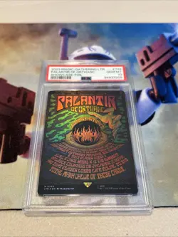 PSA 10 Palantir of Orthanc (Borderless Foil Poster) The Lord of the Rings MTG - Image 1