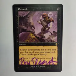 MTG Entomb Odyssey - Signed by Artist Ron Spears (Purple) - Image 1