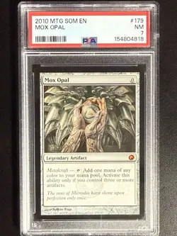 PSA 7 MTG Mox Opal #179 Scars of Mirrodin - Image 1