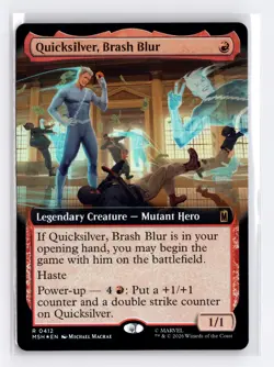 Quicksilver, Brash Blur (Extended Art) 412 MSH Magic: The Gathering Foil NM - Image 1