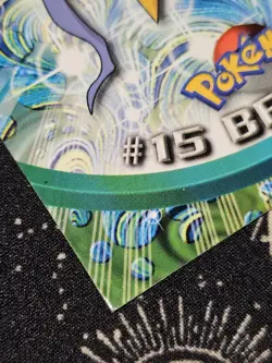 Beedrill #15, Pokemon TCG Blue Logo Topps TV Animation Edition, Reg, Light Play - Image 3