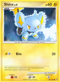 Shinx 126/147, Regular LP, Supreme Victors Pokemon TCG - Image 1