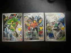 Pokemon First Partner Series 2, Snivy 49, Tepig 50, Oshawott 51 - NM - Image 1