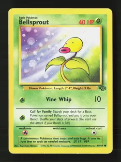 Bellsprout 49/64 Common Jungle Pokemon Unlimited Near Mint - Image 1