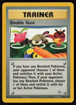 Double Gust 100/111 Common Neo Genesis Pokemon Moderately Played - Image 1