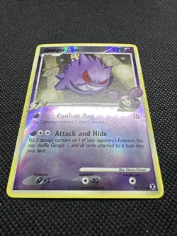 Pokemon Gengar GL Lv. 65 Reverse Holo Rising Rivals #40/111 - Image 4