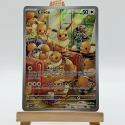 Pokemon Eevee 188/167 Sv06: Twilight Masquerade Illustration Rare Holo - Image 1