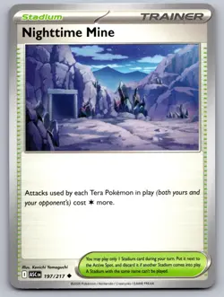 Nighttime Mine 197/217 Uncommon Ascended Heroes Pokemon Near Mint - Image 1