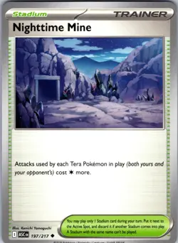 Nighttime Mine 197/217 Uncommon Ascended Heroes Pokemon NM - Image 1