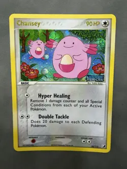 Pokemon TCG Chansey EX Unseen Forces 20/115 Reverse Holo Rare 90 HP 2005 English - Image 1