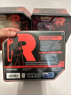 Pokemon Team Rocket Tin Set of 3 One Of Each! Have Them In Hand To Ship Out! - Image 3