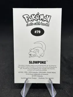 1999 Pokemon Sandylion Sticker Slowpoke #79 - NM 🔥 - Image 2