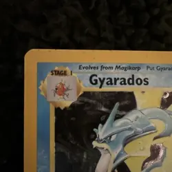 Pokemon TCG Gyarados 6/102 Base Set Unlimited Holo Rare EN Stage 1 100 HP - Image 3
