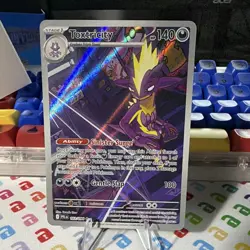 TCG Pokemon Toxtricity 103/094 Phantasmal Flames Illustration Rare Holo 140HP EN - Image 2