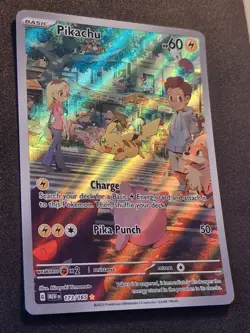 Pikachu 173/165 Pokemon 151 Illustration Full Art Holo Pokemon Card * New * - Image 2