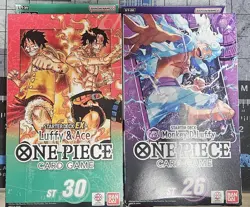 One Piece Card Game Starter Deck Combo | ST-26 Monkey D. Luffy + ST-30 Luffy... - Image 1