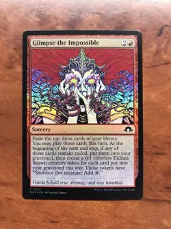 Glimpse the Impossible Foil MTG Magic the Gathering Card NM Near Mint Modern MH3 - Image 1