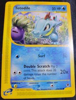 Totodile # 134/165 Expedition Base Set Pokemon TCG Game Trading Cards LP - Image 1