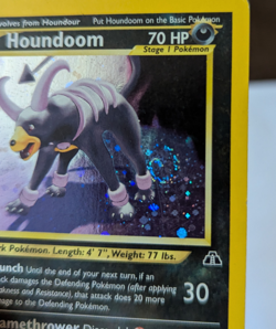 *SWIRL* Houndoom 4/75 Neo Discovery Holo Rare LP- Vintage Pokemon WOTC Card - Image 2