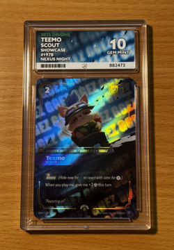 Teemo Scout GGEZ OGN 197b/298 Gem Mint PERFECT 10 Riftbound TCG Promo Card - Image 4