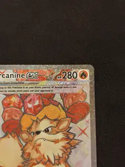 Pokemon TCG Arcanine EX Holo Card 224/198 SV01 Scarlet & Violet Base Set - Image 3