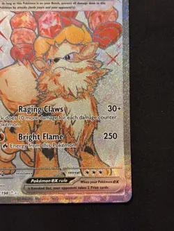 Pokemon TCG Arcanine EX Holo Card 224/198 SV01 Scarlet & Violet Base Set - Image 4