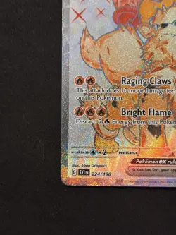 Pokemon TCG Arcanine EX Holo Card 224/198 SV01 Scarlet & Violet Base Set - Image 5
