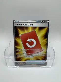 Special Red Card 113/086 Pokemon Chaos Rising Holo Full Art English - Image 1