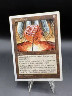 Mana Vault - 5th Edition, Artifact MTG Magic the Gathering - Image 1