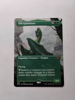 Old Gnawbone Borderless Mythic #296 AFR Green EN 2021 7/7 - Image 1