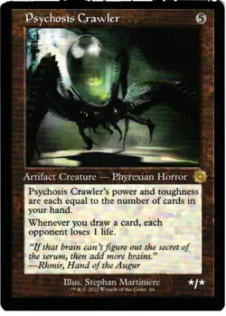 Psychosis Crawler 44 R The Brothers' War: Retro Frame Artifacts NM MTG - Image 1