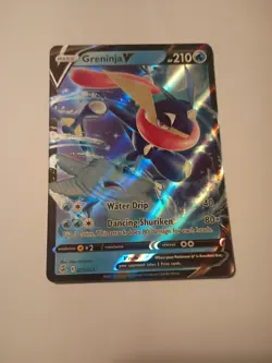 Pokemon Greninja V 073/264 FST Fusion Strike NM - Image 1
