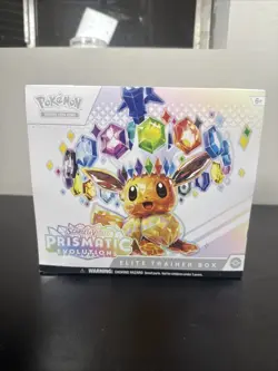 Pokemon TCG Scarlet Violet Prismatic Evolutions ETB Elite Trainer Box New W/tear - Image 1