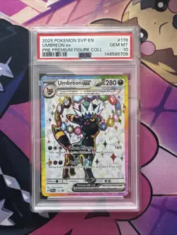 PSA 10 GEM MINT - Umbreon ex #176 Prismatic Evolutions Premium Figure Collection - Image 1