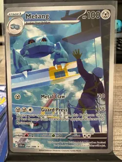 Metang 094/086 Holo Illustration Rare Chaos Rising Pokemon Holo Near Mint - Image 1
