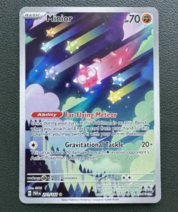 Pokemon TCG Minior Illustration Rare S&V Paradox Rift 201/182 Near Mint - Image 1