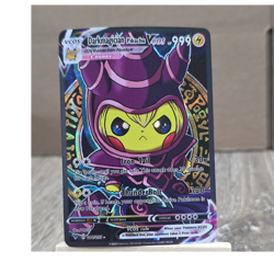 Pokemon Darkmagician Pikachu FAN ART NON-TCG - Image 1