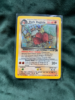 Dark Dugtrio 6/82 Rare Holo Swirl Team Rocket NM Vintage Original - Image 1